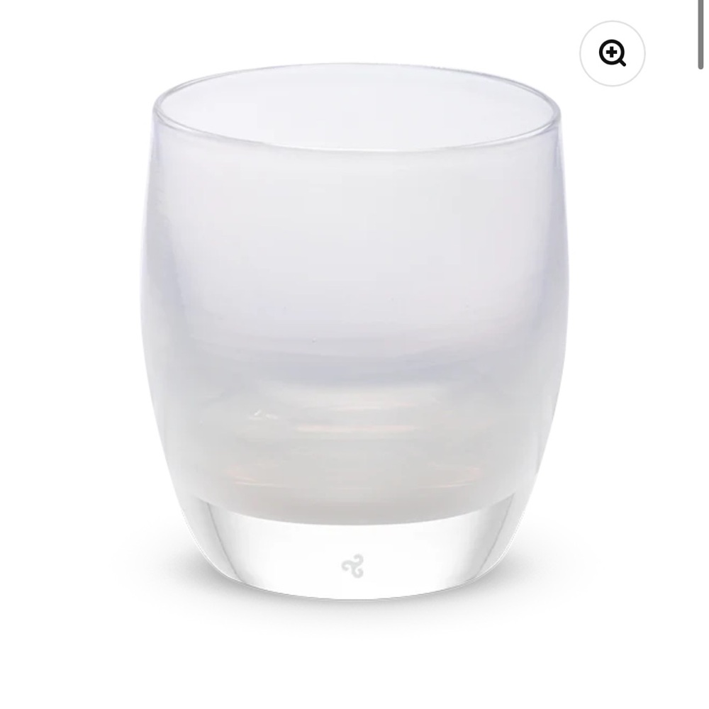Set of 2 glassybaby Dream hand-blown Glass Candle Holder